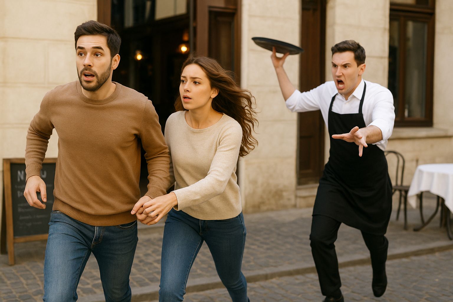 Non pagare il conto al ristorante