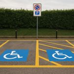 Parcheggiare su un posto per disabili